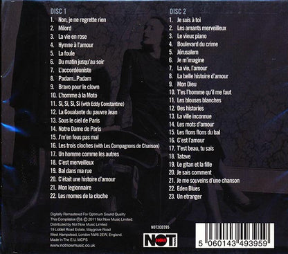 Edith Piaf - Je Ne Regrette Rien (45 tracks) (CD)