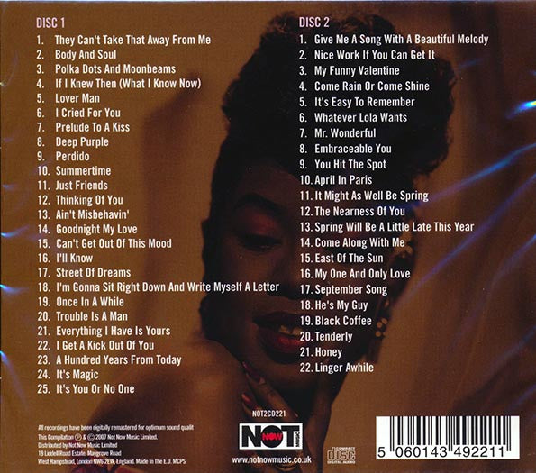 Sarah Vaughan - The Great American Songbook (47 tracks) (CD)