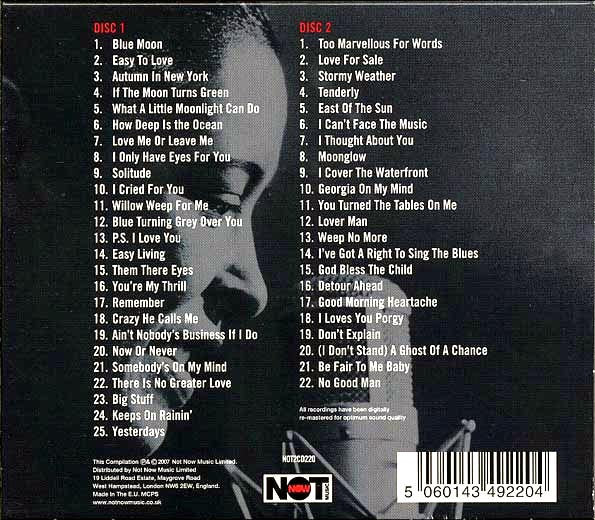 Billie Holiday - The Great American Songbook (47 tracks) (CD)