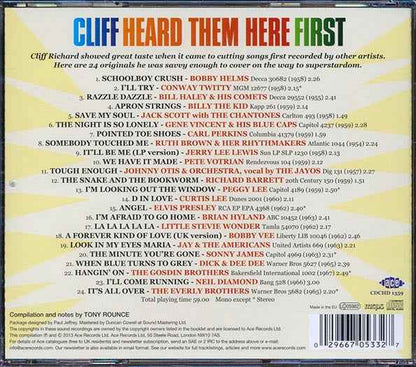 Various - Cliff Heard Them Here First (CD)