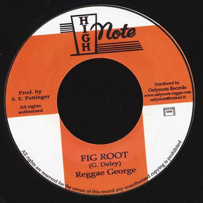 Reggae George - Fig Root  /  Sky Nation - Roots Version Wise (7")
