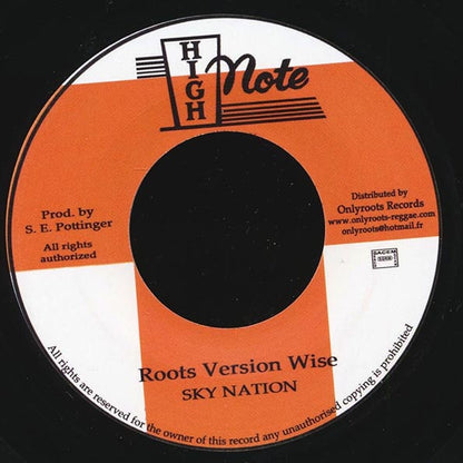 Reggae George - Fig Root  /  Sky Nation - Roots Version Wise (7")