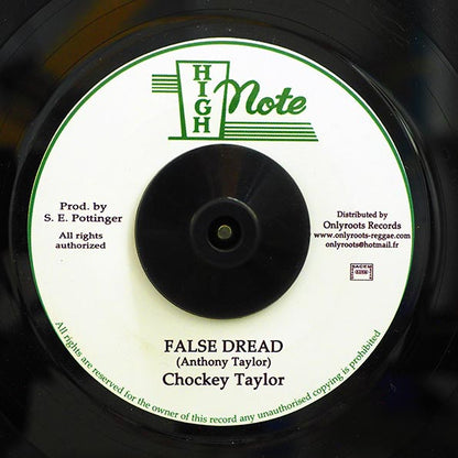 Chockey Taylor - False Dread  /  Solid Foundation Band - Rhythm (7")