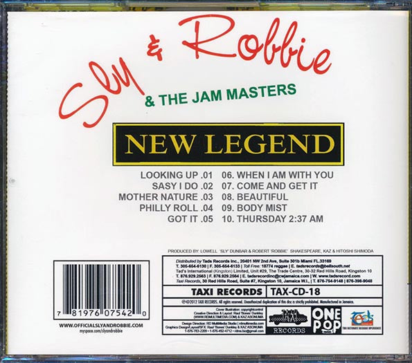 Sly & Robbie & The Jam Masters - New Legend (CD)