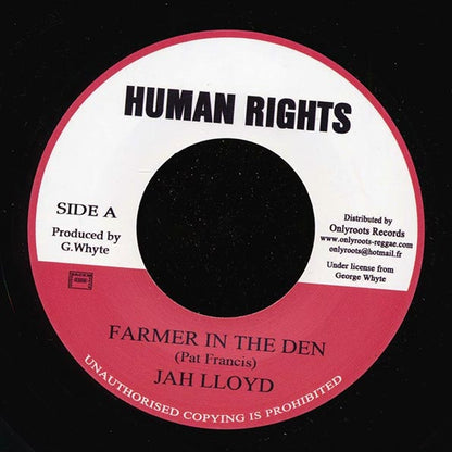Jah Lloyd - Farmer In The Den  /  Farmer Dub (7")