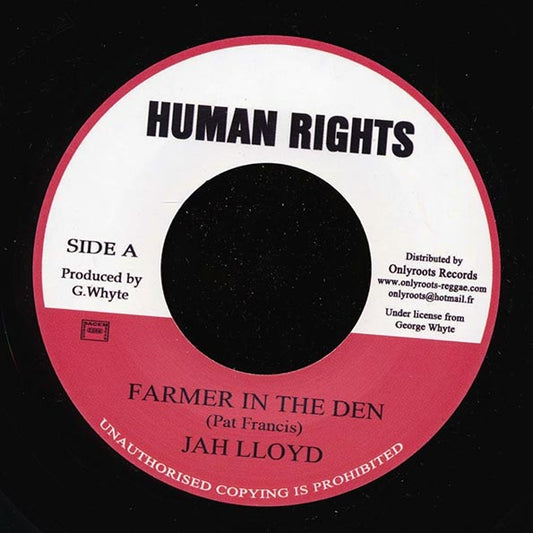 Jah Lloyd - Farmer In The Den  /  Farmer Dub (7")