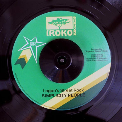 Dennis Peart - Mouth Of The Wicked  /  Simplicity People - Logan's Street Rock (7")