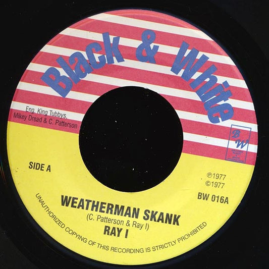 Ray I - Weatherman Skank  /  King Tubby - King At The Control (7")