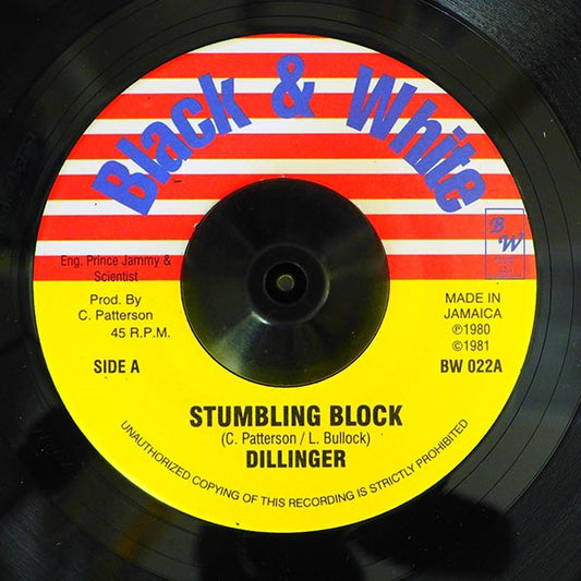 Dillinger - Stumbling Block  /  King Tubby - Page One (7")