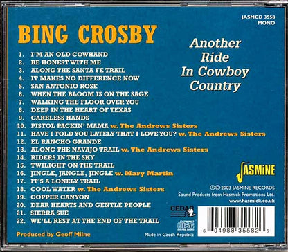 Bing Crosby - Another Ride In Cowboy Country (CD)
