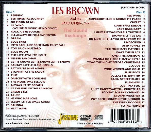 Les Brown & His Band Of Renown - The Sound Exchange (56 tracks) (CD)