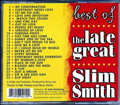 Slim Smith - Best Of The Late Great Slim Smith (CD)
