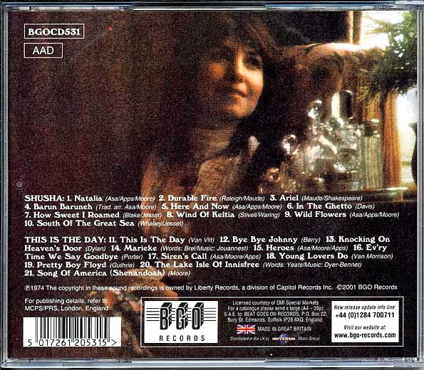 Shusha - Shusha + This Is The Day (2 albums on 1 CD) (21 tracks) (CD)