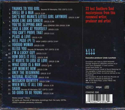 Dan Greer - Beale Street Soul Man: The Sounds Of Memphis Sessions (CD)