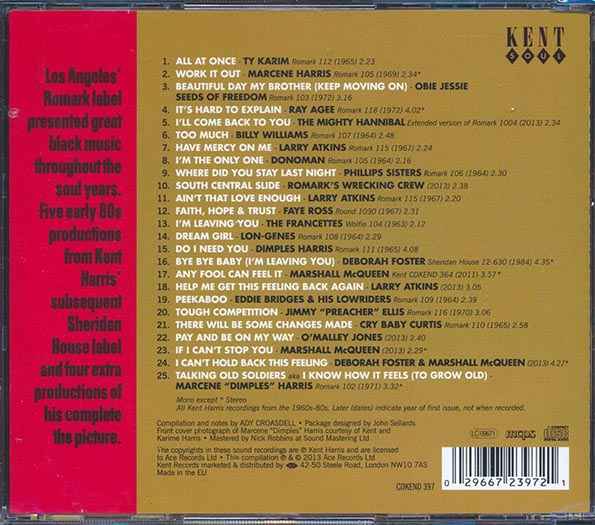 Various - Romark Records: Kent Harris' Soul Sides (CD)