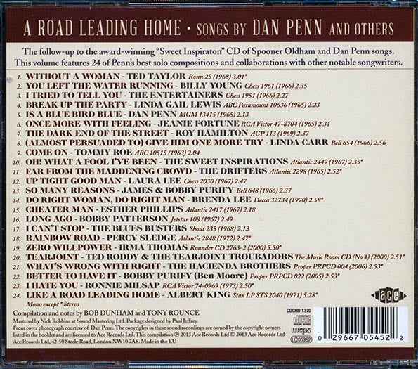 Various - A Road Leading Home: Songs By Dan Penn And Others (CD)