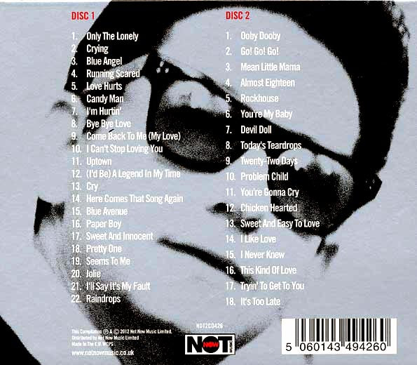 Roy Orbison - Only The Lonely (40 tracks) (CD)