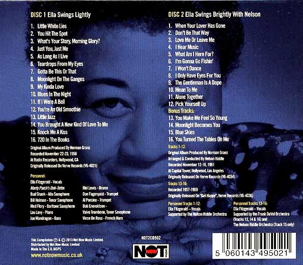 Ella Fitzgerald - Swings Lightly + Swings Brightly (32 tracks) (CD)
