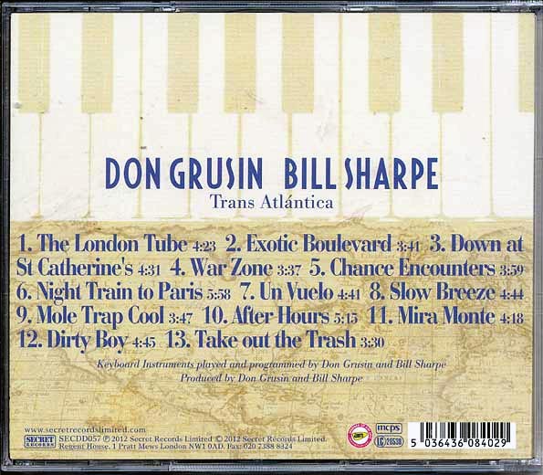 Don Grusin & Bill Sharpe - Trans Atlantica + Geography (CD)