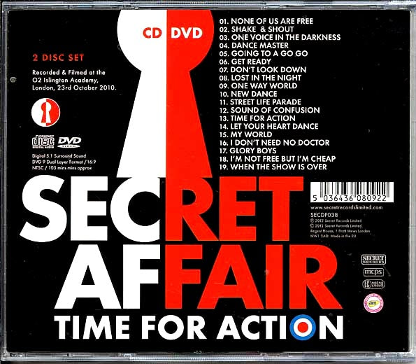 Secret Affair - Time For Action (CD)