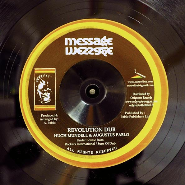 Hugh Mundell - Run Revolution A Come  /  Augustus Pablo - Revolution Dub (7")