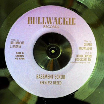 Joe Morgan - Basement Session  /  Reckless Breed - Basement Scrub (7")