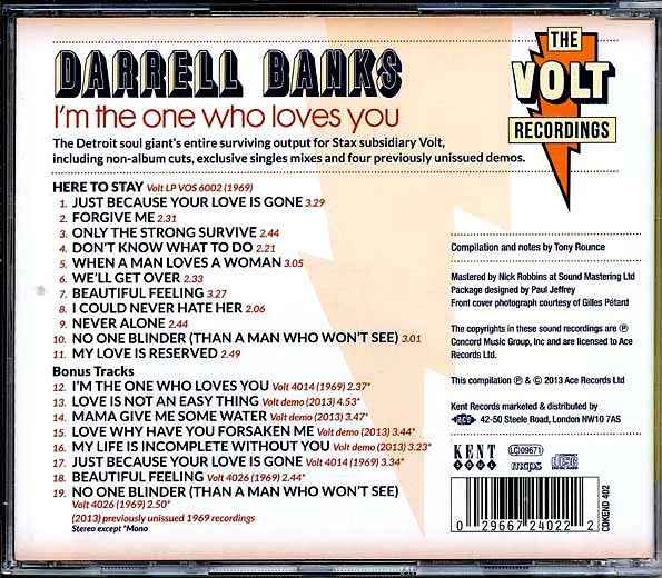 Darrell Banks - I'm The One Who Loves You: The Volt Recordings (CD)