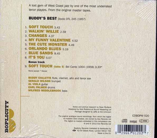 Buddy Collette Quintet - Buddy's Best (CD)