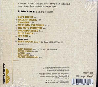 Buddy Collette Quintet - Buddy's Best (CD)
