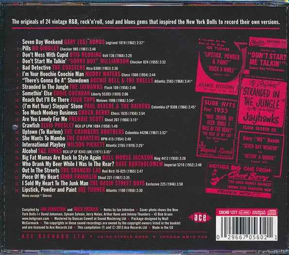 Various - Lipstick, Powder & Paint! The New York Dolls Heard Them Here First (CD)