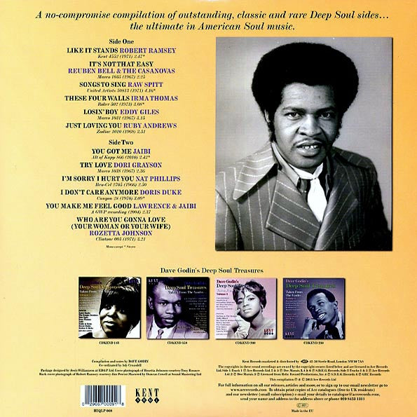 Irma Thomas, Doris Duke, Eddy Giles, Etc. - Dave Godin's Deep Soul Treasures (180g) (LP)