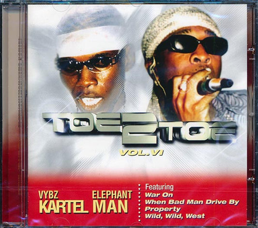 Vybz Kartel, Elephant Man - Toe To Toe Volume 6 (CD)
