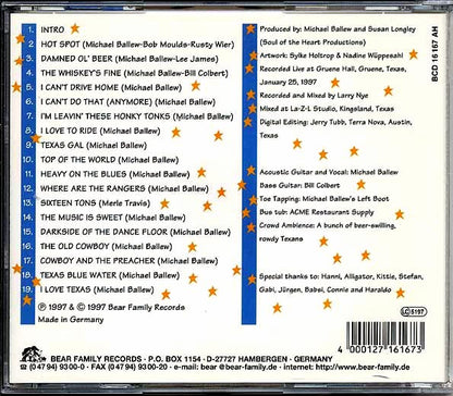 Michael Ballew - Live At Gruene Hall (CD)
