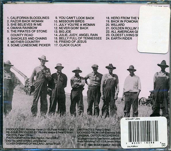 John Stewart - California Bloodlines Willard Minus 2 (CD)