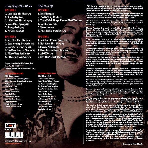 Billie Holiday - Lady Sings The Blues (2xLP) (LP) - PureSound Records