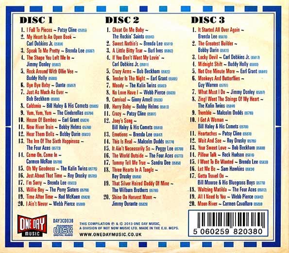 Various - I Fall To Pieces: Gems From The Brunswick UK Vaults 1959-1962 (60 tracks) (3xCD) (CD)