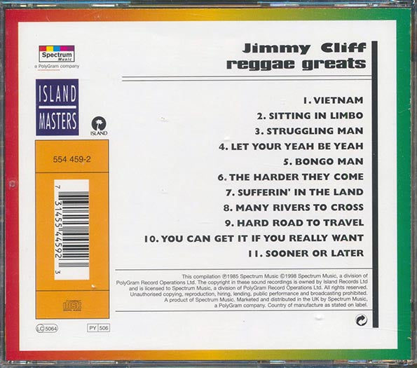 Jimmy Cliff - Reggae Greats (CD)