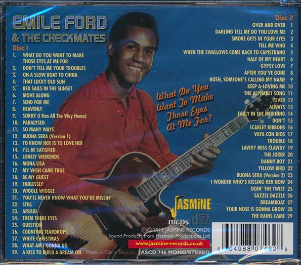 Emile Ford & The Checkmates - What Do You Want To Make Those Eyes At Me For? (58 tracks) (CD)