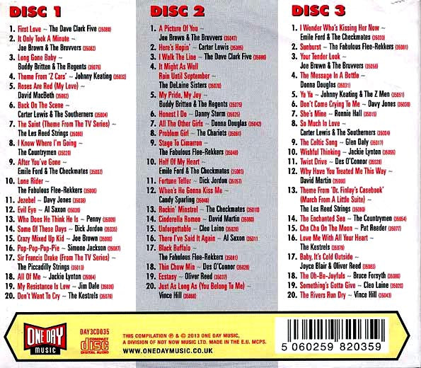 Various - First Love: The Piccadilly Records Story 1961-1962 (60 tracks) (3xCD) (CD)