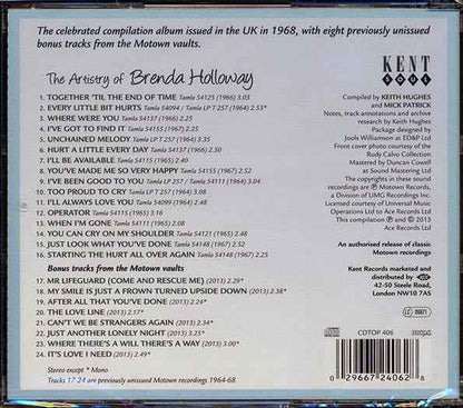 Brenda Holloway - The Artistry Of Brenda Holloway, With Bonus Tracks From The Motown Vaults (CD)