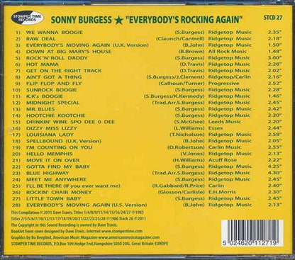 Sonny Burgess - Stomper Time Records Presents: Everybodys Rocking Again (CD)