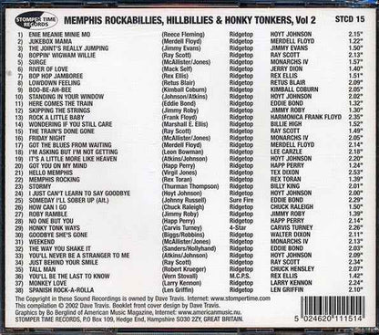 Various - Memphis Rockabillies, Hillbillies & Honky Tonkers, Volume 2: The Erwin Zone Records Story (CD)