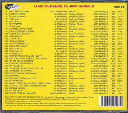Jeff Daniels - Luke McDaniel Is Jeff Daniels: Mississippi Honky-Tonk Rockabilly Man (CD)
