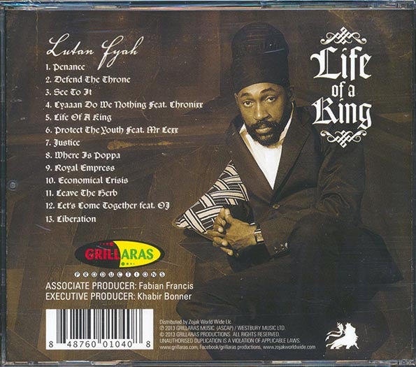Lutan Fyah - Life Of A King (CD)