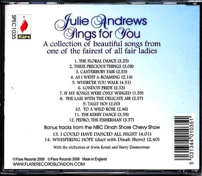 Julie Andrews - Julie Andrews Sings For You: A Collection Of Beautiful Songs From One Of The Fairest Of Fair Ladies (CD)