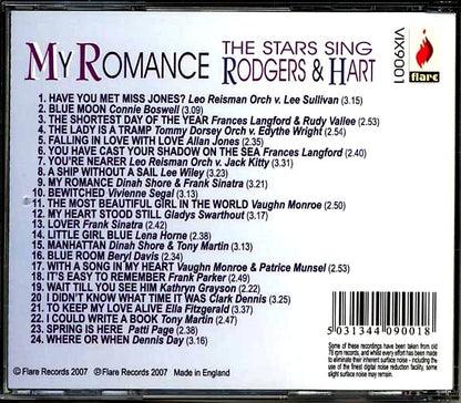 Tommy Dorsey, Frank Sinatra, Dinah Shore, Patti Page, Etc. - My Romance: The Stars Sing Rodgers & Hart (CD)