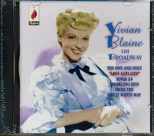 Vivian Blaine - Vivian Blaine On Broadway (CD)