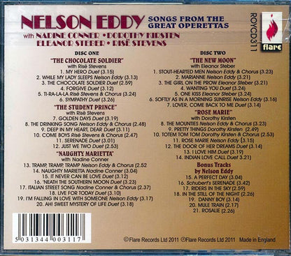 Nelson Eddy - Songs From The Great Operettas, Plus Bonus Tracks (41 tracks) (CD)