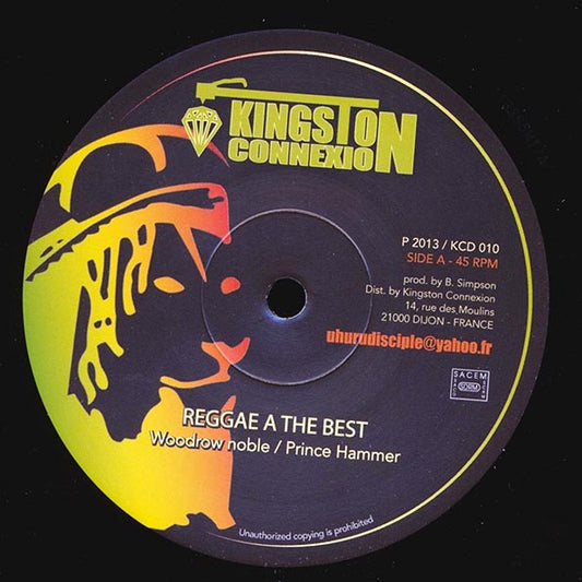 Woodrow Noble, Prince Hammer - Reggae A The Best  /  Hammer All Stars - Strike The Hammer Wild (12")