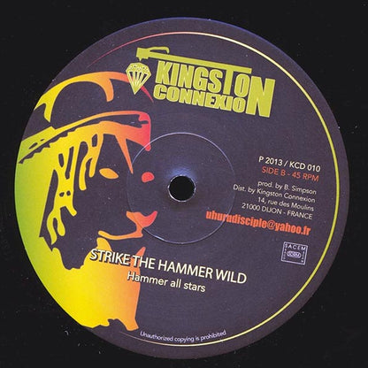 Woodrow Noble, Prince Hammer - Reggae A The Best  /  Hammer All Stars - Strike The Hammer Wild (12")
